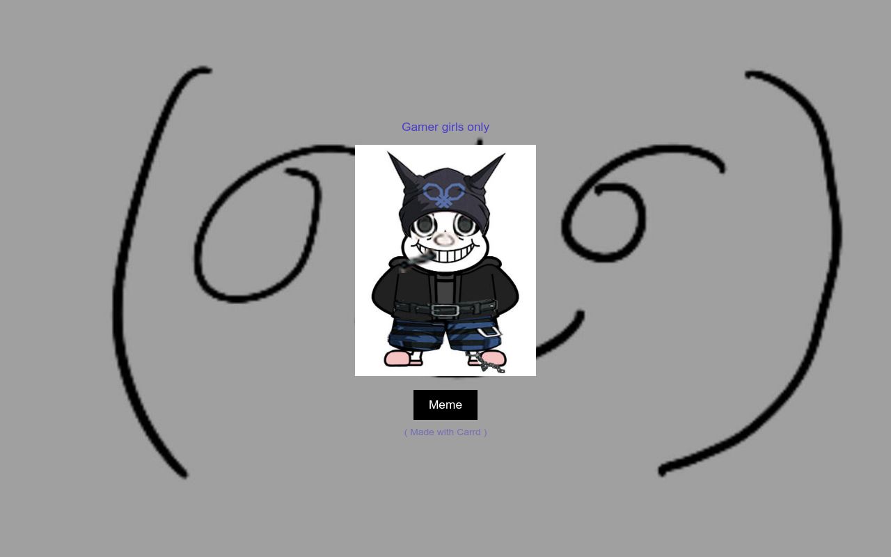 Carrd profile picture for @gaemer